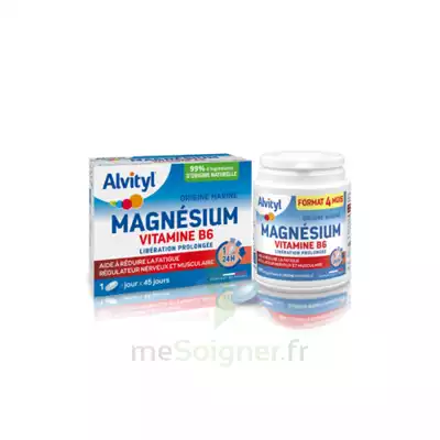 Alvityl Magnésium Vitamine B6 Libération Prolongée Comprimés Lp B/45 à ALBI